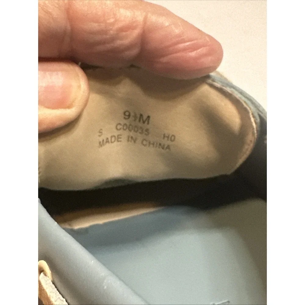Cole Hahn Resort Yacht Club Blue Boating Shoes Leather Sailing 9.5M C00035